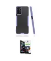 ieg™ Oppo A96 Kılıf Atlas Asil Serisi - Şeffaf Temperli Cam Ekran Koruyucu