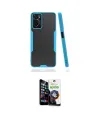 ieg™ Oppo A96 Kılıf Atlas Asil Serisi - Şeffaf Temperli Cam Ekran Koruyucu