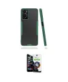 ieg™ Oppo A96 Kılıf Atlas Asil Serisi - Şeffaf Temperli Cam Ekran Koruyucu