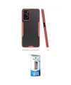 ieg™ Oppo A96 Kılıf Atlas Asil Serisi - Siyah 5D Eko Cam Ekran Koruyucu