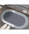 Oval Süper Emici Banyo Paspası