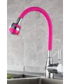 Oynar Başlıklı Tasarruflu Kubar Musluk Borusu ve Başlığı  Pembe