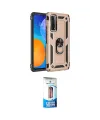 ieg™ P Smart 2021 Kılıf Ahenk Klasik Koleksiyonu - Siyah 5D Eko Cam Ekran Koruyucu