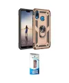 ieg™ P20 Lite Kılıf Ahenk Klasik Koleksiyonu - Siyah 5D Eko Cam Ekran Koruyucu