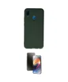 ieg™ P20 Lite Kılıf Ahenk Serisi - Siyah 3D Antistatik Mat Seramik Nano Ekran Koruyucu