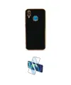 ieg™ P20 Lite Kılıf Yankı Serisi - Siyah 3D Antistatik Seramik Nano Ekran Koruyucu