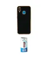 ieg™ P20 Lite Kılıf Yankı Serisi - Siyah 5D Eko Cam Ekran Koruyucu