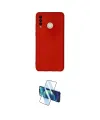 ieg™ P30 Lite Kılıf Ahenk Serisi - Siyah 3D Antistatik Cam Ekran Koruyucu
