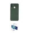 ieg™ P30 Lite Kılıf Ahenk Serisi - Siyah 3D Antistatik Cam Ekran Koruyucu