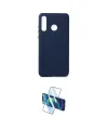 ieg™ P30 Lite Kılıf Ahenk Serisi - Siyah 3D Antistatik Cam Ekran Koruyucu