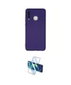 ieg™ P30 Lite Kılıf Ahenk Serisi - Siyah 3D Antistatik Cam Ekran Koruyucu