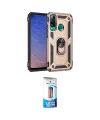 ieg™ P40 Lite E Kılıf Ahenk Klasik Koleksiyonu - Siyah 5D Eko Cam Ekran Koruyucu