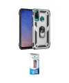 ieg™ P40 Lite E Kılıf Ahenk Klasik Koleksiyonu - Siyah 5D Eko Cam Ekran Koruyucu