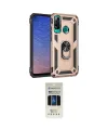 ieg™ P40 Lite E Kılıf Ahenk Klasik Koleksiyonu - Siyah 5D Hayalet Cam Ekran Koruyucu