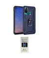 ieg™ P40 Lite E Kılıf Ahenk Klasik Koleksiyonu - Siyah 5D Hayalet Cam Ekran Koruyucu