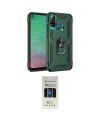 ieg™ P40 Lite E Kılıf Ahenk Klasik Koleksiyonu - Siyah 5D Hayalet Cam Ekran Koruyucu