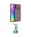 ieg™ P40 Lite E Kılıf Eksen Form Prime - Siyah 5D Eko Cam Ekran Koruyucu