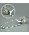 Paslanmaz Metal Pratik Kolay Bitki Çayı Demleme Süzgeci Aparatı