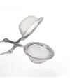 Paslanmaz Metal Pratik Kolay Bitki Çayı Demleme Süzgeci Aparatı