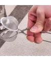 Paslanmaz Metal Pratik Kolay Bitki Çayı Demleme Süzgeci Aparatı