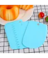 Pasta Hamur Şekillendirici Spatula Kesici Kazıyıcı Dekoratör Set