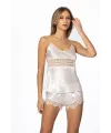 ieg™ Pierre Cardin 2490 Bayan Sabahlıklı Saten Şort Takım