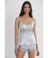 ieg™ Pierre Cardin 2490 Bayan Sabahlıklı Saten Şort Takım