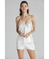 ieg™ Pierre Cardin 6625 Kısa Gecelikli 6lı İpek Set