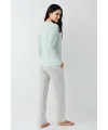 ieg™ Pierre Cardin 9050-S Kadın Uzun Kol Pijama Takım