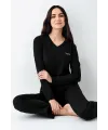 ieg™ Pierre Cardin 9070-X Kadın Battal Uzun Kol Pijama Takım