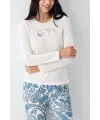 ieg™ Pierre Cardin 9074-S Kadın Uzun Kol Pijama Takım
