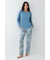 ieg™ Pierre Cardin 9075-S Kadın Uzun Kol Pijama Takım