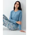 ieg™ Pierre Cardin 9075-S Kadın Uzun Kol Pijama Takım