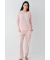 ieg™ Pierre Cardin 9080-S Kadın Uzun Kol Pijama Takım