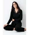 ieg™ Pierre Cardin 9116-S Kadın Önü Düğmeli  Pijama Takımı