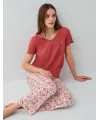 ieg™ Pierre Cardin 9195-X Kadın Kısa Kol Pijama Takımı