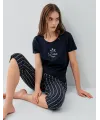 ieg™ Pierre Cardin PC9207-S Kadın Kapri Kısa Kol Pijama Takımı