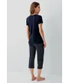 ieg™ Pierre Cardin PC9207-S Kadın Kapri Kısa Kol Pijama Takımı