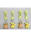 Pikachu Raichu Silikon Anahtarlık
