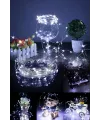 Pilli 5 metre Dekoratif Peri Led Beyaz Aydınlatma Süsleme Lambası