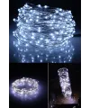 Pilli 5 metre Dekoratif Peri Led Beyaz Aydınlatma Süsleme Lambası