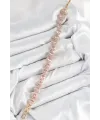 Pirinç Pembe Zirkon Taşlı Daire Baget Model Gold Renk VIP Seri Kadın Bileklik TJ-BB7512