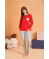 ieg™ Pjs 28062 Kadın Patlı Pijama Takım