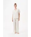 ieg™ PJS 29098 Kadın Düğmeli Pijama Takım