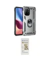 ieg™ Poco F3 Kılıf Ahenk Klasik Koleksiyonu - Siyah Mat Seramik Nano Ekran Koruyucu
