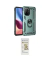 ieg™ Poco F3 Kılıf Ahenk Klasik Koleksiyonu - Siyah Mat Seramik Nano Ekran Koruyucu