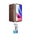 ieg™ Poco F3 Kılıf Eksen Form Prime - Siyah 5D Eko Cam Ekran Koruyucu