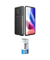 ieg™ Poco F3 Kılıf Eksen Form Prime - Siyah 5D Eko Cam Ekran Koruyucu