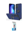 ieg™ Poco F3 Kılıf Odak Form Prime - Siyah 5D Eko Cam Ekran Koruyucu