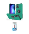ieg™ Poco F3 Kılıf Odak Form Prime - Siyah 5D Eko Cam Ekran Koruyucu
